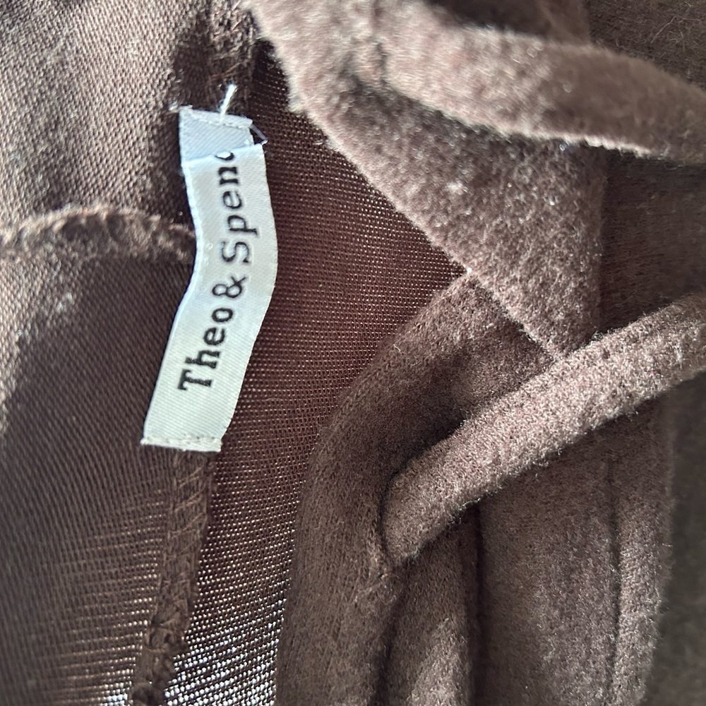 NWT Theo & Spence Yummy one piece jumpsuit. Chocolate brown, women’s size small. - Picture 6 of 8